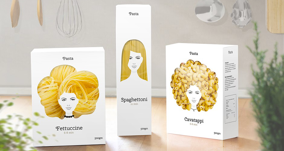 Packaging de pâtes - types de creation - procede creatif