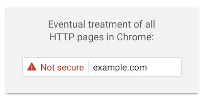 Alerte page non sécurisée google chrome 56 - http et https